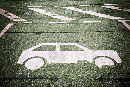 汽车泊车城市专用街道绿色停车位基础设施行人风化运输交通图片