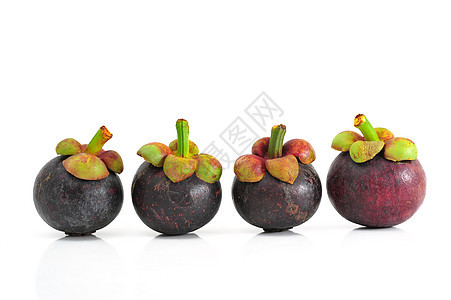 芒果山竹甜食热带气候水果紫色图片