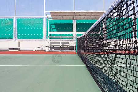 特写网球网娱乐运动蓝色游戏图片
