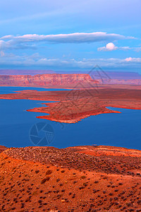 鲍威尔日塞特犹他湖荒野场景编队绿地环境生态地形天气太阳幽谷图片