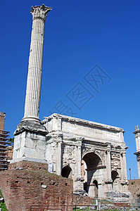 罗马废墟教会文化建筑历史性建筑学帝国观光历史地标寺庙图片