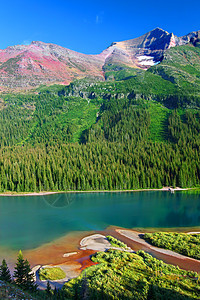 Josephine冰川湖国家公园图片