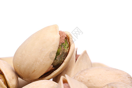 Pistachio 近视农场开心果盐渍营养食物小吃棕色绿色健康花生图片