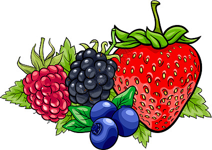 果果水果漫画插图图片