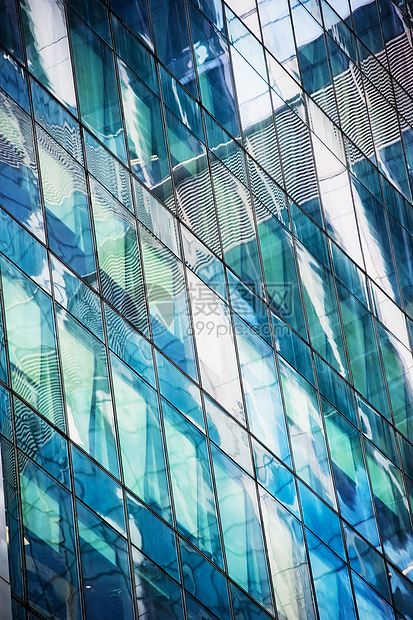 现代办公楼视窗窗户场景建筑学阳光财产摩天大楼财富玻璃反射金融图片