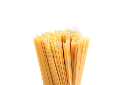 白色背景上孤立的意大利面条团框架黄色面条食物美食工作室图片