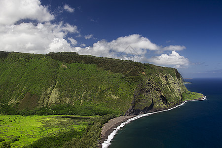 Waipio 山谷图片