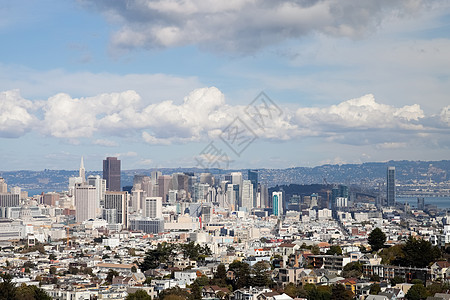 旧金山市中心景观房屋办公室旅游金字塔反射商业天际地标市中心图片