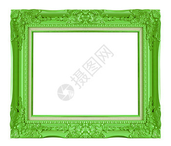 框架框艺术品绘画白色财富古董绿色空白镜框青铜水平地图片
