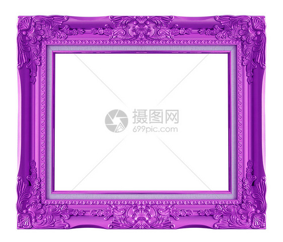 框架框镜框水平地财富古董装潢艺术紫色白色青铜绘画图片