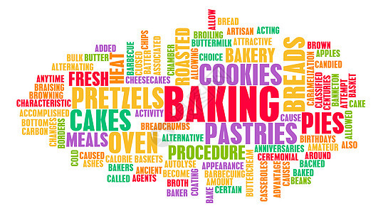 烧烤蛋糕食物面包厨师店铺烤箱技术概念技巧烹饪图片