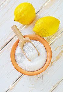 酸和柠檬化学品味道美食添加剂粉末物质食物勺子羧基果汁图片
