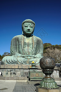 卡马库拉大佛雕像天空青铜蓝色旅游宗教文化地方目的地大佛图片