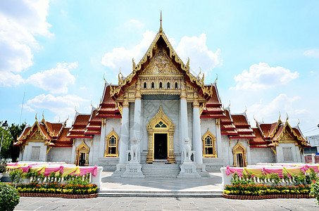 泰国曼谷佛教大理寺旅行建筑学艺术寺院好地方旅游信仰天空冥想广场图片