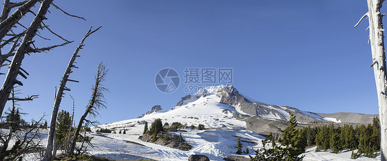 霍德·俄勒冈山全景图片