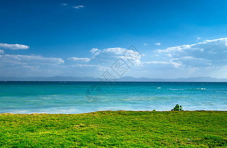 热带海洋风景阳光天堂场景晴天墙纸天空天气旅游海浪图片