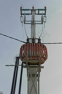 高电站变换器转换技术生产电缆工业变电站电气车站蓝色功放图片