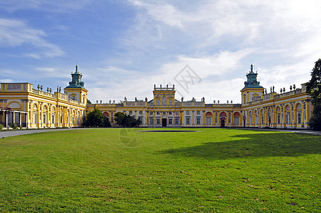 威尔诺宫 波兰华沙建筑学抛光照片皇家建筑住宅城堡历史性库存古董图片