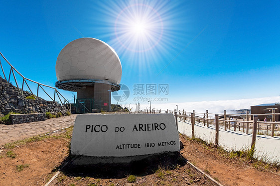 皮科多阿列罗假期太阳全景天堂高度远足天气旅行车站牌匾图片