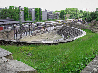 Mainz的罗马戏剧地标联盟纪念碑废墟维护者考古学艺术建筑学剧院图片