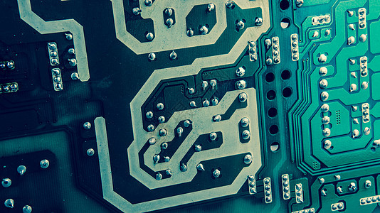 电路板概念电脑计算电路部分打印宏观数据电子产品绿色图片