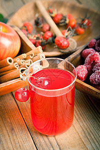 樱桃果汁食物玻璃水果叶子液体饮料樱桃汁蜜饯图片
