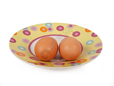 两个鸡蛋烹饪盘子早餐美食营养食品白色黄色饮食食物图片