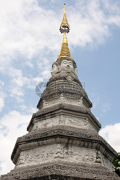 泰国古代瓦特王国文化艺术天空建筑学假期连体历史性旅游宗教图片