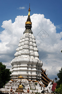 泰国古代瓦特遗产艺术假期旅行宗教王国连体宝塔建筑寺庙图片