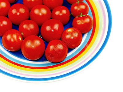 樱桃番茄食物沙拉白色图片