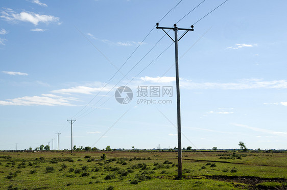 电线线路活力电气电缆金属蓝色场地技术传播力量基础设施图片