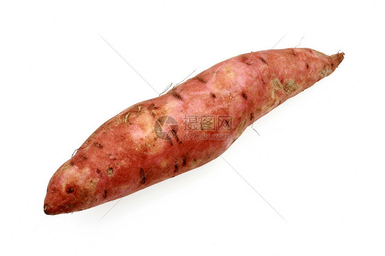 未煮熟甜土豆白色蔬菜图片