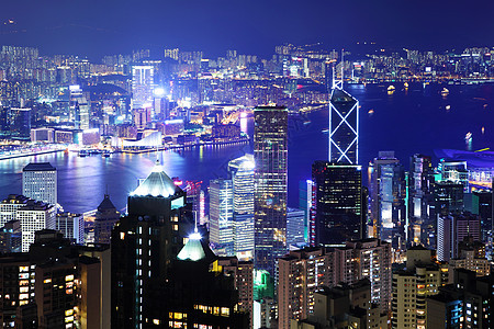 香港的建筑结构办公室公寓天空房子住宅摩天大楼港口城市天际商业图片