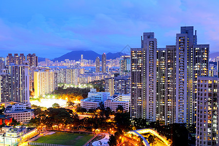 香港市中心楼群拥挤城市财产生活建筑学天空房子公寓住房建筑住宅图片