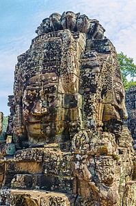 柬埔寨的安科尔瓦特Ankor wat历史性雕刻遗产废墟艺术雕塑文化佛教徒纪念碑建筑图片