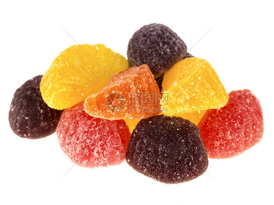 葡萄香白色糖果涂层食物图片