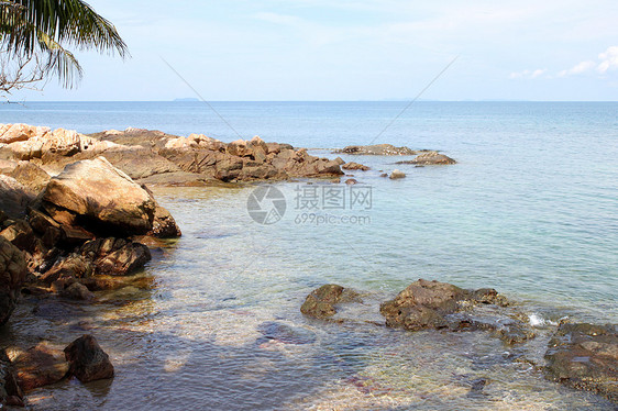 泰国慕奈岛天空假期旅行场景地平线天堂海岸线海滩季节蓝色图片