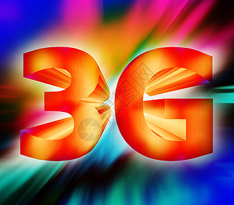 3G 网络符号细胞屏幕系统展示互联网光谱标准魔法全球电话背景图片