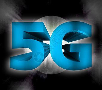 5G 网络符号上网消息系统电话通讯器数据监视器移动通信短信图片