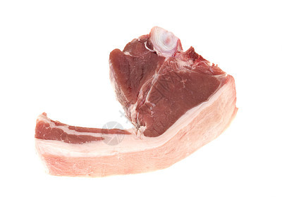 羔羊切草红色印章白色食物生活羊肉倾斜工作室背景图片