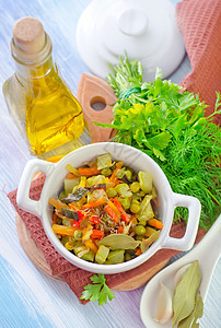 烤蔬菜用餐午餐厨房食物土豆盘子木头养分营养洋葱图片