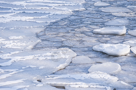 冰面床单海岸森林寒冷冻结季节港口图片