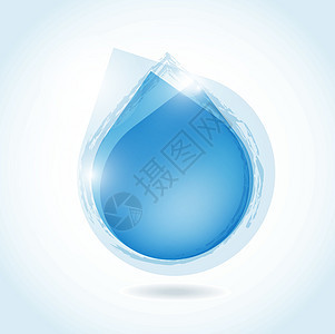 现代数字水设计 配有水滴木板斑点气泡标签网络气球漫画阴影天空蓝色图片
