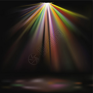 Disco 灯光舞蹈横梁乐趣派对娱乐插图俱乐部夜生活剪贴聚光灯图片