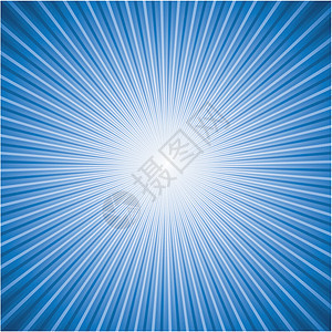 蓝色恒星爆炸的矢量抽象背景太阳烧伤插图活力条纹白色辉光墙纸耀斑射线图片