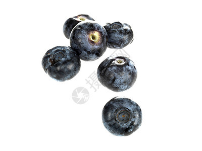 蓝莓水果白色浆果小吃背景图片