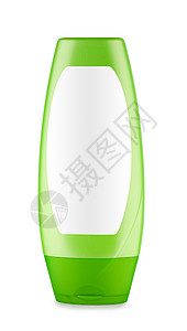 绿色绿瓶清洁工洗发水背景图片