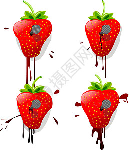 糊糊草莓图片