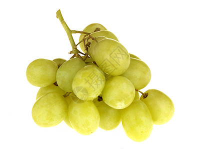 葡萄满手绿色水果背景图片
