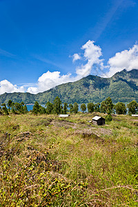 小茅屋背景